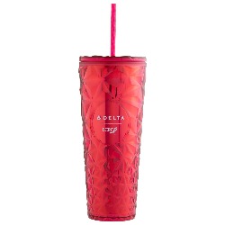 BCRF 3D Plastic Tumbler w/Straw / Thumbnail