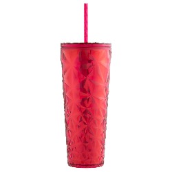 BCRF 3D Plastic Tumbler w/Straw / Thumbnail