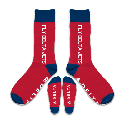 Fly Delta Jets Socks