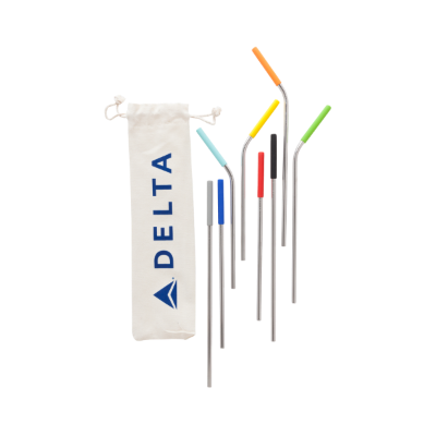 Delta Reusable Straw 10-in-1 Set