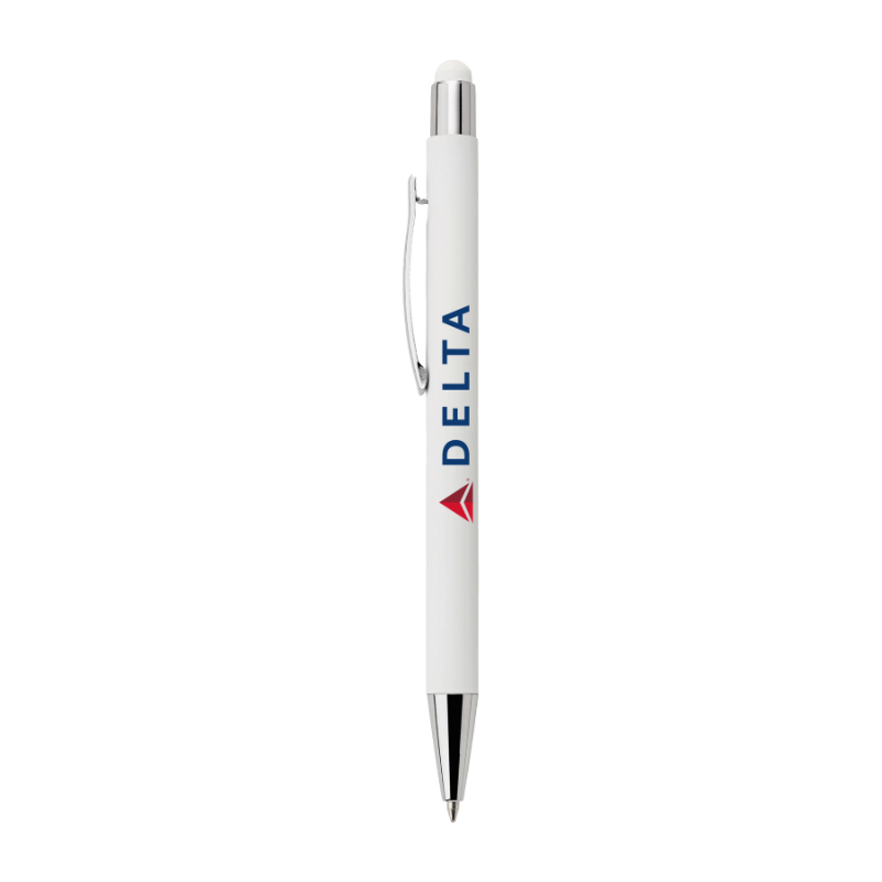 Rubberized Ballpoint Pen/Stylus